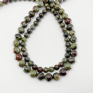 Perles rondes en pierre de sang de dragon pour la fabrication de bracelets, origine Yiwu ST0153 - Product Image 4