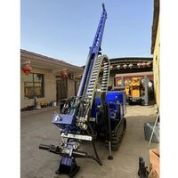 Foreuse de puits d'eau multifonctionnelle et efficace, alimentée par moteur diesel/électrique, avec pompe intégrée et structure stable