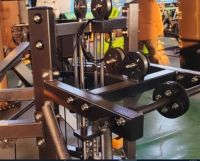 Alat Latihan Otot Lengan & Dada Gym Fitness Adjustable Steel Pin Loaded Front Arm & Chest Workout Trainer Forearm Machine