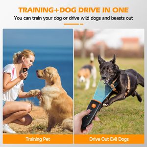 Dog Repellent Device LED Rechargeable & Waterproof Dog Repeller Ultrasonic Dog <b>Bark</b> Deterrent Device - Product Image 3