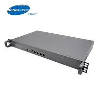 Hardware 1U Red X86 Multi Lan Network Chasis Firewall Seguridad VPN Router Servidor Firewall Barebone Appliance Pfsense