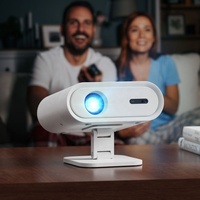 Proyector Portátil con WiFi y Bluetooth, Resolución 1080P FHD, Android 14, Compatible con USB, Laptop, OS y Smartphone, Ideal para Cine en Casa