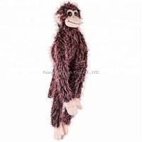 Jouet en peluche singe de longs bras et jambes bon marché personnalisé pour fille