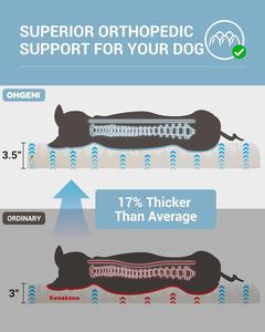 Cama ortopédica para perros para mascotas medianas y grandes, resistente al agua, 20D, caja de huevos, espuma Rectangular, diseño ecológico, fondo antideslizante para gatos - Product Image 2