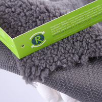 Qualité usine prix de gros le plus bas recyclé couleur unie Teddy fausse fourrure cachemire berbère Sherpa polaire bouclés tissu en peluche