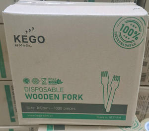 Magnolia Conifera Wooden Fork 6.3 Inch FSC Certified Biodegradable Compostable Degradable Eco-Friendly <b>Disposable</b> Cutlery - Product Image 4