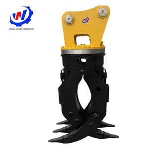 New Hydraulic Rotating Grapple For Excavator Wooden Log And Stone Grapple For Farm Use With Reliable Engine