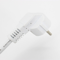 Regleta de Enchufes Múltiples MQL con 4 Tomas de Corriente, 2 Puertos USB, Adaptador de Viaje Universal de 230V, Material de PC Ignífugo