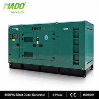 Groupe électrogène silencieux 400 kVA 450 kVA 320 kW 360 kW avec ATS pour situations d'urgence, 50 Hz, Leroysomer