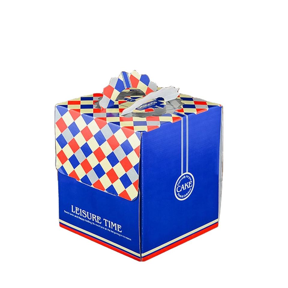 Wholesale Custom Logo Printed Kraft Dessert Box with Flip Lid Eco ...