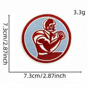 Patchs de football américain brodés thermocollants pour le sport - Product Image 5