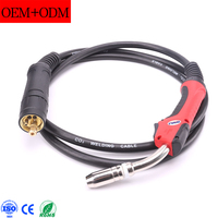 Torche de soudage MIG 25AK, connecteur Euro, refroidie par air, pistolet de soudage complet pour soudeur MIG, 5M