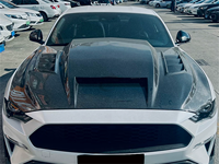 Capot moteur en fibre de carbone sèche de style TF de haute qualité pour Ford Mustang 2018-2023