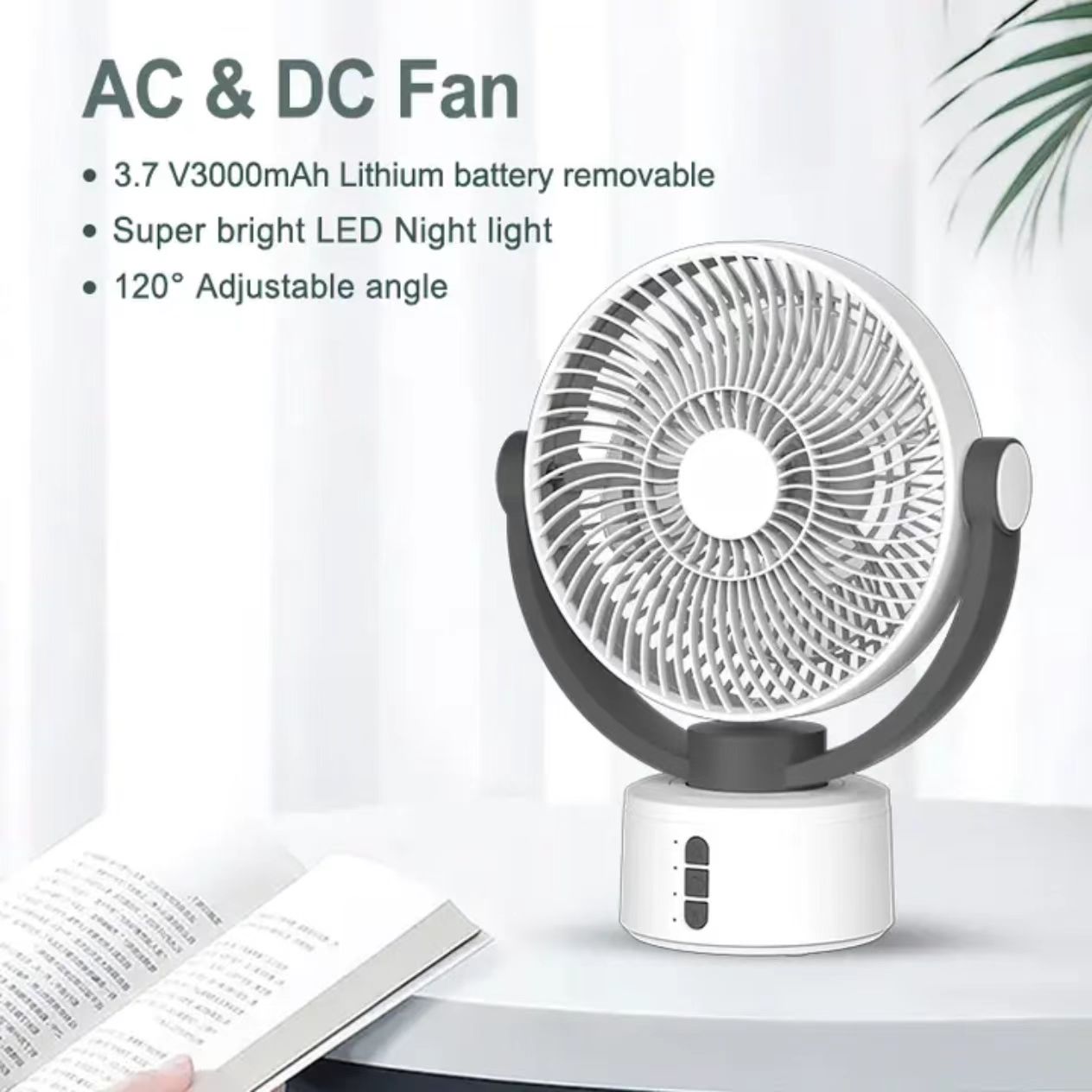 New Portable Rechargeable Desktop fan