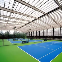 Bâtiment en métal préfabriqué, structure en acier, gymnase, lieux sportifs, toit de centre sportif, salle de sport