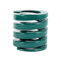 Resorte de compresión rectangular verde de alta resistencia para mano derecha Yu Laotou TT-1 Silichrom, 137 lb, 3 mm DI, 6 mm DE, inyección de plástico