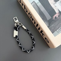 Cordon de poignet réglable coloré personnalisé 0,8 cm * 30 cm, sangle de téléphone détachable anti-chute, accessoire pour smartphone, lanière