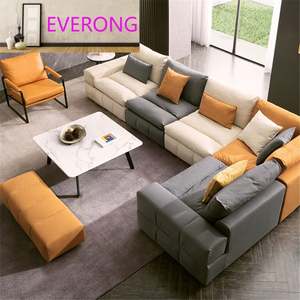 Juego <span class=keywords><strong>de</strong></span> Sofás <span class=keywords><strong>de</strong></span> Cuero <span class=keywords><strong>de</strong></span> Alta Calidad, Estilo Nórdico 2023, <span class=keywords><strong>de</strong></span> Tres Plazas, para Sala <span class=keywords><strong>de</strong></span> Estar, Muebles para el Hogar, Sofá <span class=keywords><strong>de</strong></span> Lujo <span class=keywords><strong>de</strong></span> 3 Plazas - Product Image 4