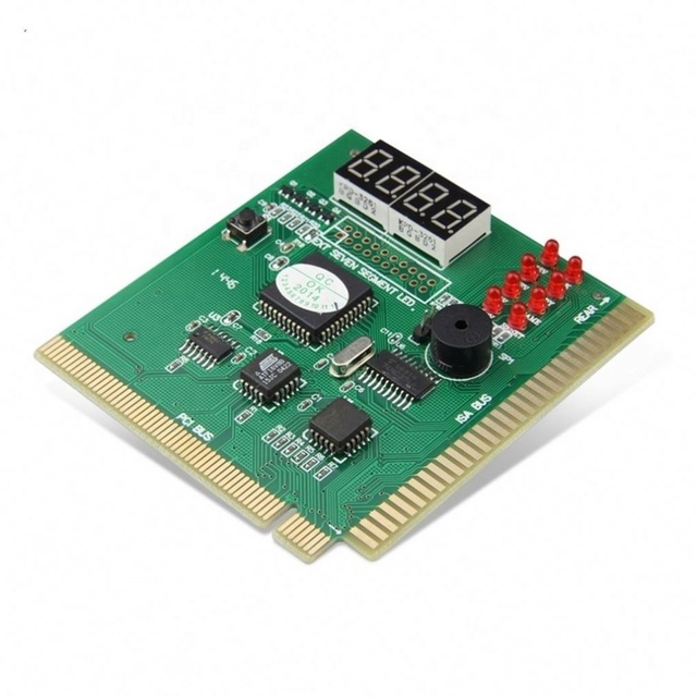AK PCI & ISA Motherboard Tester Diagnostics Display 4-Digit PC Computer Mother Board Debug Post Card Analyzer