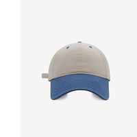 Casquettes de baseball en polyester non structurées de qualité supérieure, personnalisées avec broderie, style bicolore, pour unisexe, vêtements décontractés d'extérieur, OEM ODM
