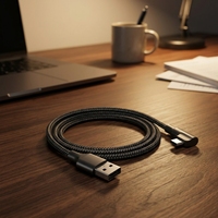 Kabel Data Micro USB 2026 1M Nylon Braid 3A Pengisian Cepat dengan Konduktor Tembaga Murni untuk Ponsel Android dan Mobil &amp;   Penggunaan Earphone
