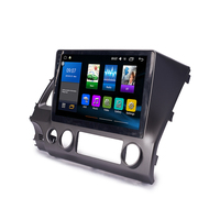 Untuk Honda Civic 2004-2011 Headunit Stereo Mobil Double 2 Din Octa-Core Quad GPS Navigasi Carplay Radio Mobil Android 10 Inch