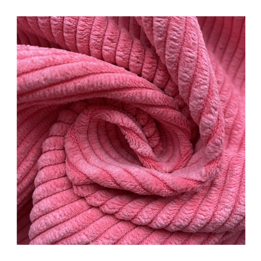 Эластичная теплая и мягкая просторная Вельветовая ткань для одежды с шестью полосками