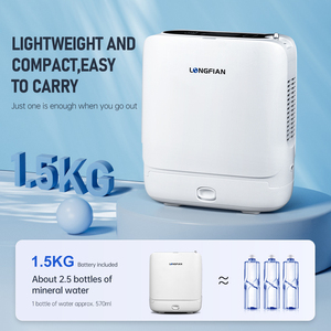 Draagbare zuurstofconcentrator voor buitengebruik, <span class=keywords><strong>1</strong></span>,5 kg, batterij vervangbaar, met continue zuurstoftoevoer - Product Image 2