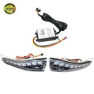 Световое боковое зеркало заднего вида RGB, светодиодный Динамический указатель поворота для Infiniti Q50 Q60 Q70 QX30 QX50 QX60 QX70 - Product Image 6