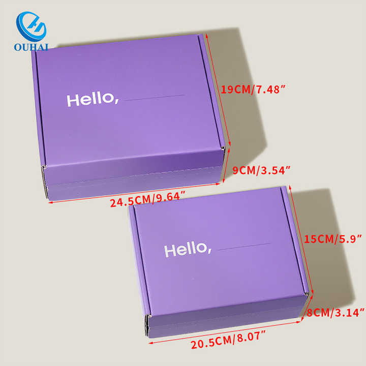 Eco Tear-Off Strip Express Shipping Boxcorrugated Cardbo-Friendly Custom Self-Sealinoard Health Care Product Packagingpaper Boxe