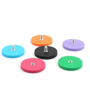 <span class=keywords><strong>Base</strong></span> de luz LED magnética de goma TPR para coche <span class=keywords><strong>con</strong></span> imán de neodimio rosca interna revestimiento de orificio de ventosa de goma permanente - Product Image 5