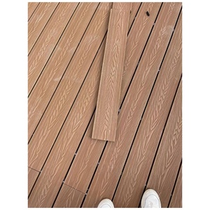 Revêtement de terrasse extérieur en WPC, imitation <span class=keywords><strong>bois</strong></span> brossé, antidérapant, à emboîtement, étanche, pour <span class=keywords><strong>piscine</strong></span>, vente en gros - Product Image 6