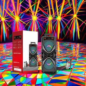 Altavoces Boombox para exteriores Wi-Fi de 300W con iluminación LED RGB Salida de 60W y 3 subwoofers Home Theatre <span class=keywords><strong>Caraoke</strong></span> Party Player - Product Image 2