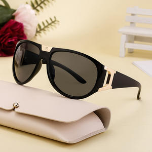European Style Oversized Sunglasses For <b>Men</b> UV400 PC Frame Oval Lens High End <b>Cross</b> Border Eyewear - Product Image 3