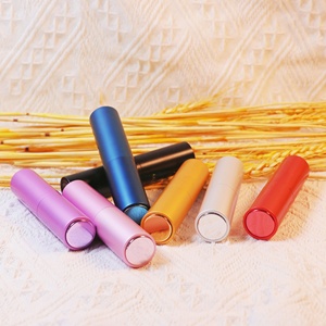 10ml mỹ phẩm 15ml 20ml 25ml 30ml vỏ nhôm nhỏ + Chai thủy tinh bên trong rỗng xoắn lên phun nước hoa có thể bơm lại - Product Image 1