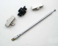 Antena de Radio AM/FM Telescópica de 5 Secciones de Alta Calidad, Ganancia de 2.15db, Conector -M/BNC, Juguetes con Control Remoto, Comunicación VSWR