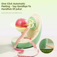 Multifunctionele elektrische schiller Automatische schilmes voor huishoudelijk gebruik Fruitschraper Dunne-schilrasp Appels Peren Plastic Modern Groen