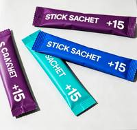 Sachets personnalisés en aluminium pour poudre de protéines, sachets pour poudre d'électrolytes, emballage pour boisson en poudre, mini-paquets de suppléments