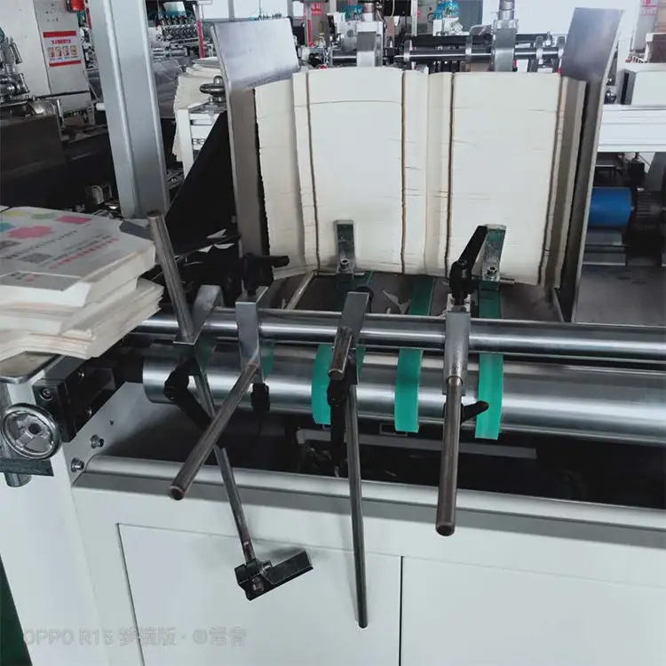 버거 프라이 상자를 만들기위한 Hongshuo HS-HBJ-1000 기계 일회용 판지 판지 상자 만들기 기계