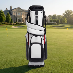 กระเป๋ากอล์ฟ PRIMUS <span class=keywords><strong>GOLF</strong></span> แบบมีขาตั้ง รุ่นหรูหรา หนังแท้ ปรับแต่งได้ 6/14 ช่อง Ghost <span class=keywords><strong>Vessel</strong></span> Jones Stitch น้ำหนักเบา - Product Image 5