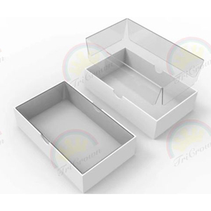 Factory Directly Sell Transparent Box Mass Customization Lid And Base Gift Box