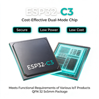 Módulo Inalámbrico ESP32-C3 RISC-V de un Solo Núcleo, WiFi BLE 5.0, Placa de Desarrollo IoT, Chip de Bajo Consumo de Energía de 2.4GHz