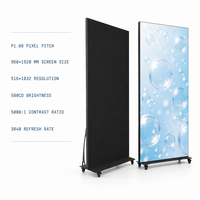 Écran d'affichage LED couleur haute définition mobile Vishow5.0 P1.86 pour intérieur, luminosité 500 cd, garantie 2 ans, contraste élevé