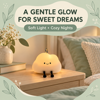 Veilleuse pour enfants en forme de lune, couleur réglable, autonomie de 30 heures, LED colorée, silicone ABS, commande tactile, sans BPA