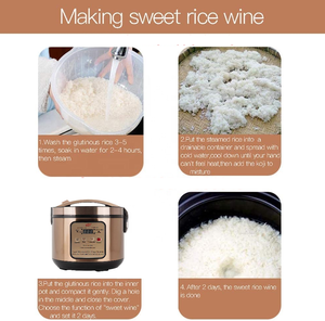 Machine automatique de fermentation de yaourt commerciale 6L, pot de vin de riz doux natto de grande capacité <span class=keywords><strong>AZK</strong></span> 186-6 - Product Image 4