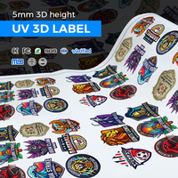 Imprimante industrielle A3 UV DTF pour étiquettes en silicone, positionnement haute précision, encre UV, machine d'impression 3D multicouche