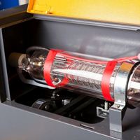 Máquina de Grabado Láser de CO2 de Alta Precisión de 50W, Nueva, 400*400mm, LAS/AI, para Cuero, Madera, Acrílico, Piedra, Plástico, Vidrio
