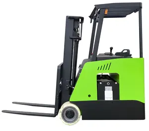 New design 4 wheel seat type counterbalanced mini electric forklift truck for sale