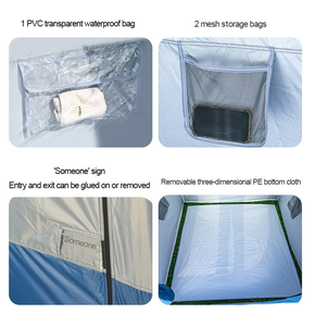Comcoco APZ230 Tenda Doccia Istantanea Personalizzata Impermeabile per Giardino e Spiaggia, Tenda WC Portatile, Riparo Privacy per Campeggio, Tenda Doccia Pop-Up da Esterno - Product Image 4