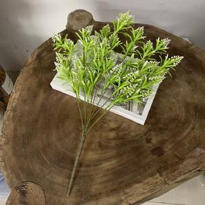 Tropical bricolage panier planteur remplissage décor lavande fleur Bouquet artificiel plastique verdure arbustes lavande fleur plantes - Product Image 4